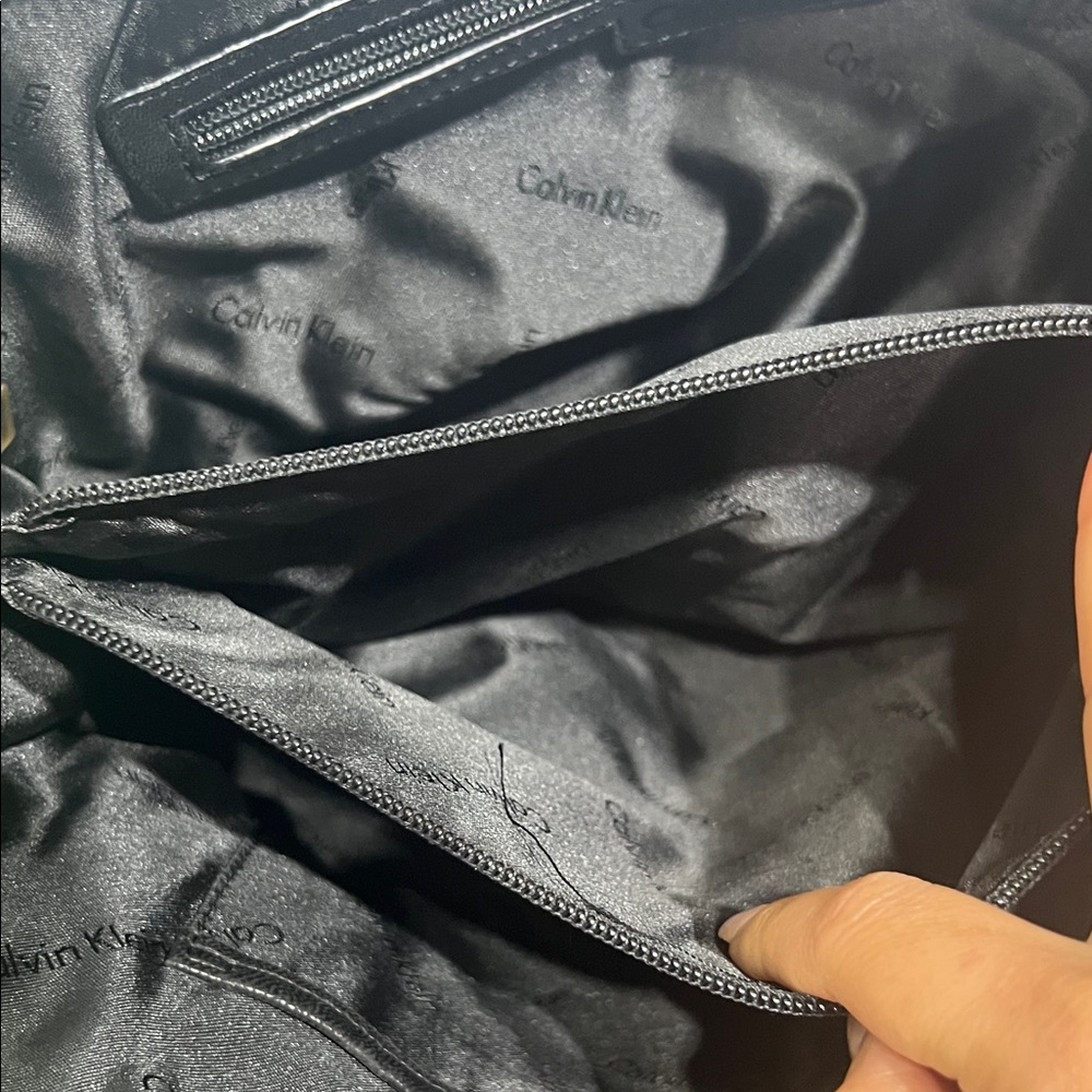 Calvin Klein Sutton Lamb Satchel Bag - Picture 10 of 16